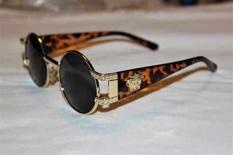 versace sunglasses gold chain|Versace gold sunglasses vintage.